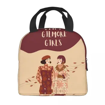 Изготовленная на заказ сумка для ланча Gilmore Girls, теплый кулер, термоизолированный ланч-бокс для женщин, Детская Рабочая Школьная еда, сумки для пикника