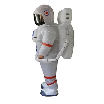 Мультяшный надувной костюм астронавта, детские надувные костюмы, косплей, одежда космонавта, праздничное платье для взрослых и детей