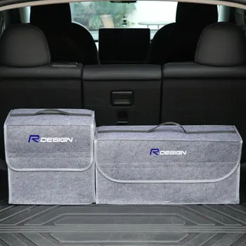 Легкий ящик для хранения в багажнике автомобиля, Складной Фетровый органайзер, чехол для уборки, аксессуары для SsangYong Actyon Sports Korando