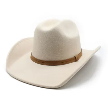 мужские шляпы западная ковбойская шляпа пастушка кантри шляпа джаз Верховая езда 2023 бесплатная доставка Панама фетровая шляпа шапки роскошная панама новый