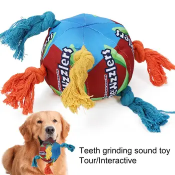 Игрушка для удовлетворения Естественных жевательных Инстинктов Собак, Игрушка для домашних животных с эхолотом, Прочные Жевательные игрушки для собак, Облегчающие Одиночество, Зубы для Пород