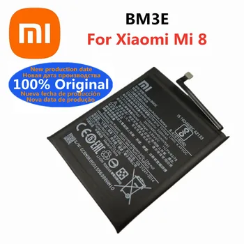 Новый Оригинальный Аккумулятор Xiaomi BM3E Для Xiaomi Mi 8 Mi8 M8 M8 8 3400 мАч Высококачественные Сменные Батареи Bateria Для Телефона В наличии
