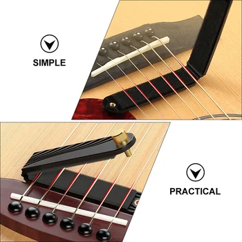 Глушитель для гитары С глушителем С использованием аксессуара Простой полезный инструмент Практичные бас-гитары