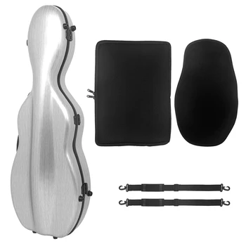 Футляр для скрипки Легкая портативная коробка для скрипки С внешними съемными ремнями сумки для хранения Футляр для хранения из углеродного волокна Челночный корабль