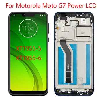 6,2 дюйм (ов) ов) для Motorola Moto G7 блок питания XT1955 ЖК-дисплей дигитайзер в сборе запасные части сенсорный экран