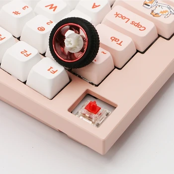 Колесный колпачок для ключей, винтажный маленький колпачок для компьютерной клавиши для механической клавиатуры, прекрасный колпачок для ключей, ретро-колпачок для ключей для подарка мальчикам
