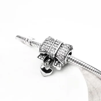 Новая мода, Европейские бусины-шармы из стерлингового серебра 925 Пробы, Подвеска для оригинальных браслетов-талисманов, браслет-цепочка в виде змеи, Украшения своими руками