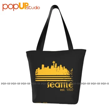 Город Сиэтл, Вашингтон, Такома, уличные сумки, пляжная сумка, хозяйственная сумка большой емкости