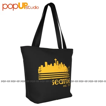 Город Сиэтл, Вашингтон, Такома, уличные сумки, пляжная сумка, хозяйственная сумка большой емкости