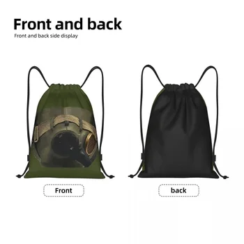 Изготовленный на заказ современный шлем пилота-истребителя, сумка на шнурке для покупок, Рюкзаки для Йоги, Женская Мужская спортивная сумка для спортзала