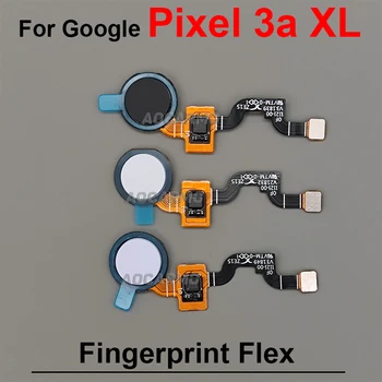 Для Google Pixel 3a XL 3AXL Датчик отпечатков пальцев кнопка Home Гибкий кабель Ремонт Запасные части