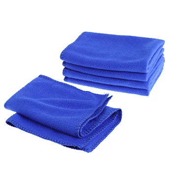 5 шт Мягкой впитывающей ткани для мытья автомобиля Полотенца для ухода за автомобилем из микрофибры