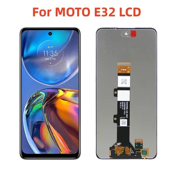 6,5 “Оригинальный ЖК-дисплей E32 для Motorola Moto E32 ЖК-дисплей с сенсорным экраном в сборе для MOTO E32 ЖК-дисплей с рамкой