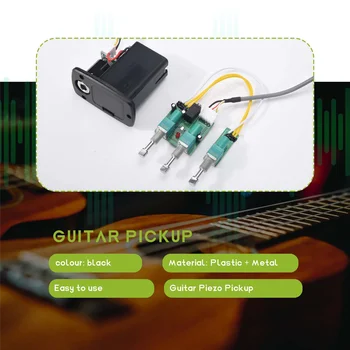3 Полосный Акустический Эквалайзер Для Классической Гитары Предусилитель Guitarra EQ Лаконичный Басовый Тон С Регулируемой Громкостью Звукоснимателя Violao