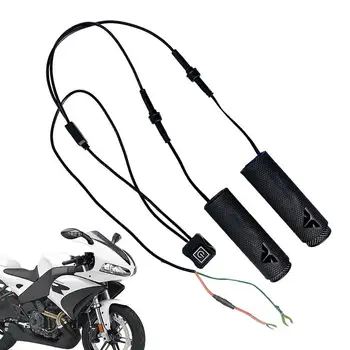 Чехол для руля мотоцикла Водонепроницаемый зимний обогреватель для руля с электрическим подогревом, накладка для руля с подогревом, USB-грелка для квадроцикла