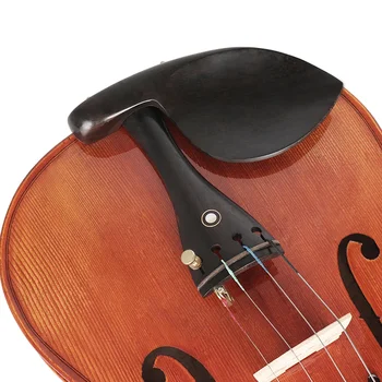Высококачественная акустическая скрипка из массива дерева 4/4, скрипка с футляром, смычок, скрипка с еловой панелью, подарок для начинающих студентов, музыкальный инструмент