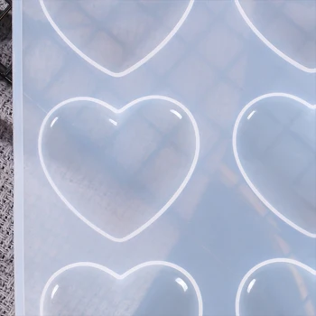 1 шт. патч в форме сердца, форма из смолы, Подвеска с любовью, орнамент, эпоксидно-силиконовая форма для поделок, торт, Домашний декор, Изготовление ювелирных изделий