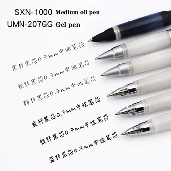 Япония Uni Jetstream Гелевая Ручка SXN-1000/UMN207GG Шариковая Ручка Металлический Стержень Быстросохнущие Чернила Школьные Принадлежности Офисные Канцелярские принадлежности Kawaii